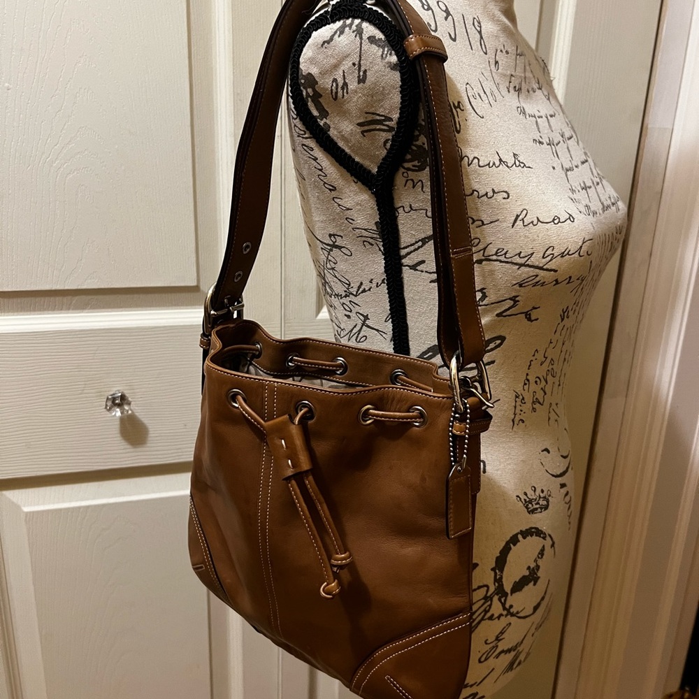 Coach Berkeley Drawstring Light Brown Bag - image 1